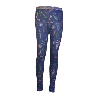 Frozen Leggings, blau mit glizerndem Bund