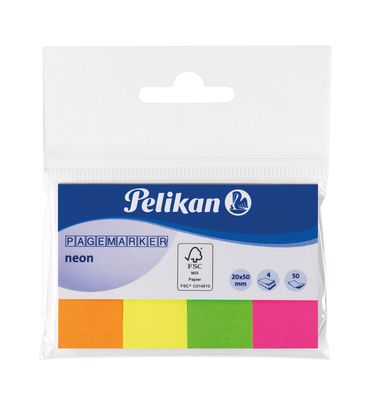 Pelikan Pagemarker Neon Mix 4x20x50mm 4x50 Stück N130 FSC Mix