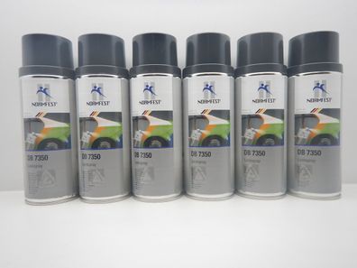 6x Novagrau GRAU RAL 7350 Mercedes BENZ LACK Lackspray SPRAY Spraydose 400ML