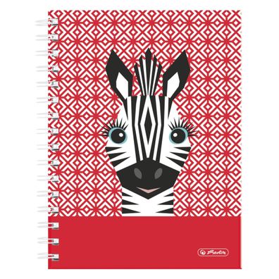 Herlitz Spiralboutiquebuch A5 Cute Animals Zebra