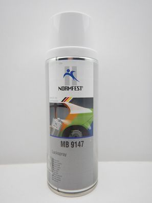 1x Arktikweiss WEIß Mercedes BENZ 9147 LACK SPRAY Spraydose 400ML