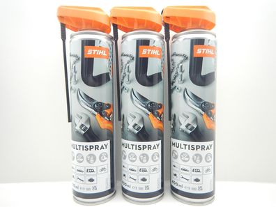 3x Stihl Multispray Spray 400 ml Universalreiniger Schmiermittel Kriechöl