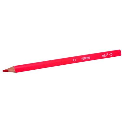 Edu3 Jumbo Farbstifte tri, Neonpink, 12 Stück