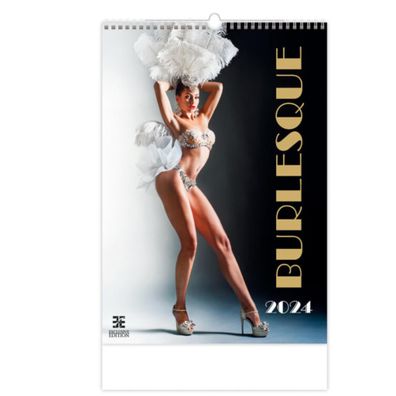 Kalender 2024 - Burlesque Girls - Erotikkalender 33,4 x 48,5 cm mit Spiralbindung