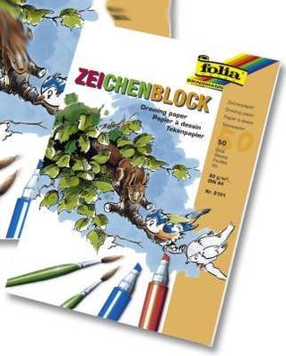 Zeichenblock DIN A4 50 Blatt 80g/qm 1 Stück