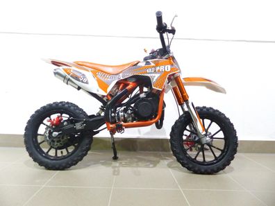 Pocketbike KXD 702 Dirtbike Pocket Cross Bike Kindercross Crossbike Orange