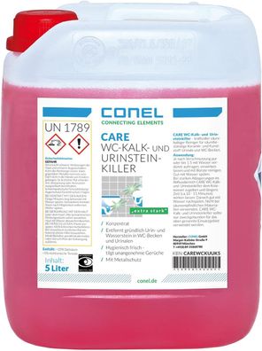 CARE S 82 WC-Kalk-/Urinsteinlöser 5 Ltr. Kanister Konzentrat salzsäurehalt