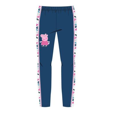 Peppa Pig Leggins mit Schriftband und Peppa, blau - Größe: 92