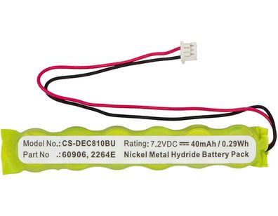 Ersatzakku - CS-DEC810BU - DELL Latitude CP / 02664E - 7,2 Volt 40mAh Li-Ion