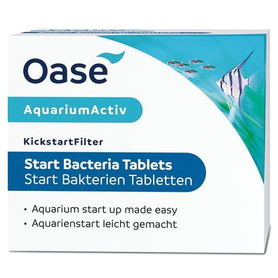 Oase Kickstart-Filter Start Bakterien 3 Tabletten- für einen schnellen Aquarienstart