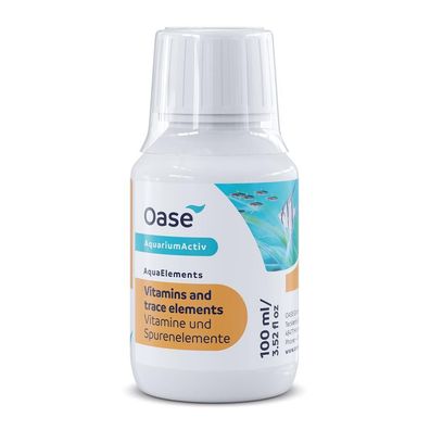Oase AquaElements Vitamine+Spurenelemente 100 ml- für vitale Fische und gesunde