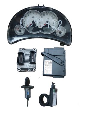 Original Steuergeräte Set 1039s00393 0261207962 Opel Corsa C