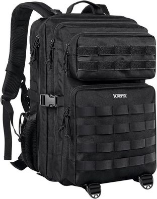 Yorepek 45L Wasserdichter Militär Rucksack Herren, Taktischer Molle Outdoor Backpack