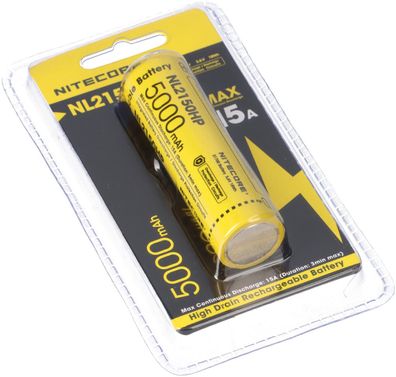 Nitecore Li-Ion Akku 3,6V Typ 21700 NL2150HP 5000mAh