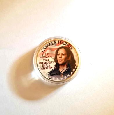 Kamala Harris/Präsidenten Kanditatin USA 2024/Medaille (MED080924)