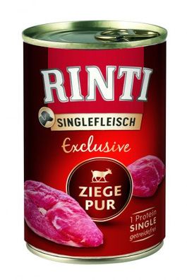 Rinti Singlefl. Ziege Pur 400gD