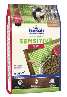 Bosch Sensitive Lamm+Reis 3kg