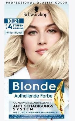 Schwarzkopf Blondierung - Kühles Blond 10.21