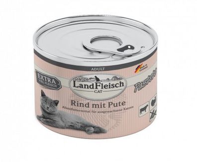 Landfleisch Cat Past Rind+Pute 195gD