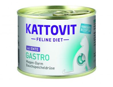 Kattovit Diet Gastr Ente 185gD