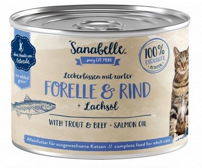 Sanabelle Forelle+Rind 195gD