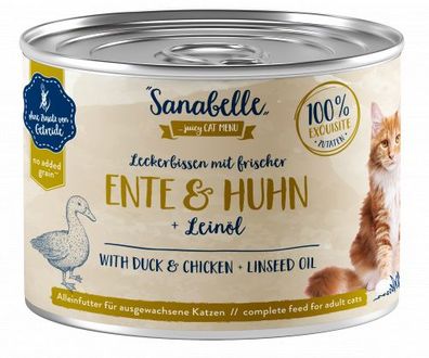 Sanabelle Ente+Huhn 195gD