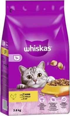 Whiskas Trock. Adult 1+ Huhn 3,8kg