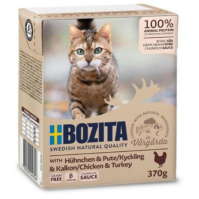 Bozita Cat Häp. Soße Huhn-Pute370gT