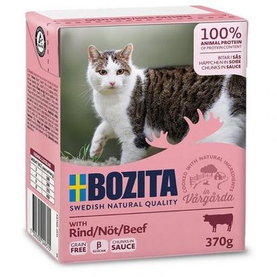 Bozita Cat Häpp. Soße Rind 370gT