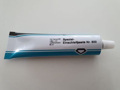 Spezial-Einschleifpaste Nr. 800 Körnung 14 - 2 my, Tube 80ml