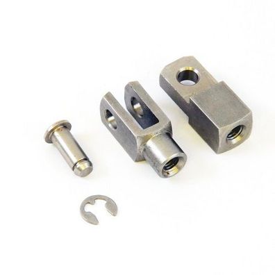Gabelkopf M5 V2A Edelstahl inkl. Sicherungsbolzen & Gegenstück