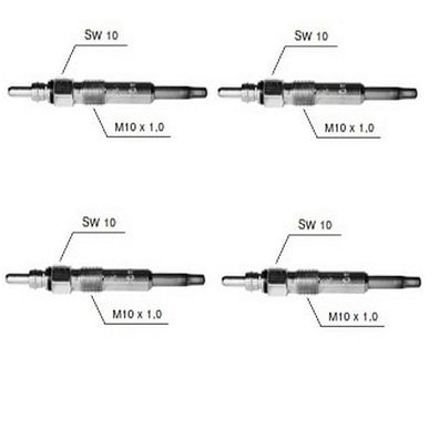 4 x Glühkerze Monark VW Golf 3 Golf 4 Audi A3 A4 1.9 Tdi 90PS 110PS