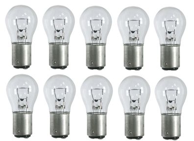 10x Glühlampe 24V x 21 / P21W BA15s Vergl. Ref. OSRAM 7511