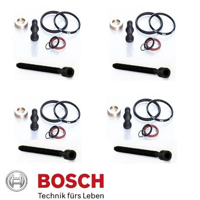 4 x Bosch Dichtungssatz Pumpe Düse Einheit VW Audi inkl. 4x Dehnschraube1,9tdi