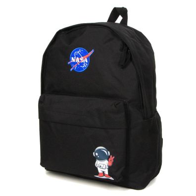 NASA Astronauten Rucksack für Kinder Schule Freizeit Schwarz