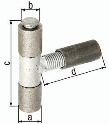 Anschweißband 22x12x87x90mm STA roh GAH