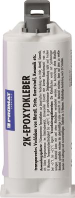 2K-Epoxidklebstoff 50g farblos Doppelkart. PROMAT Chemicals