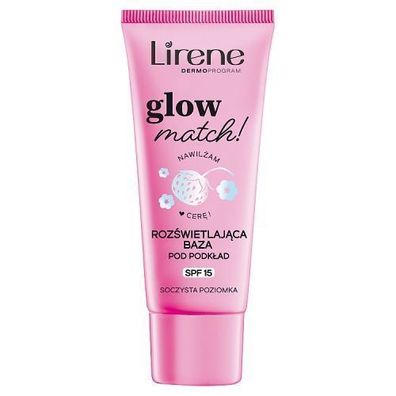 Lirene Glow Match! Strahlendes Primer SPF15, 30ml