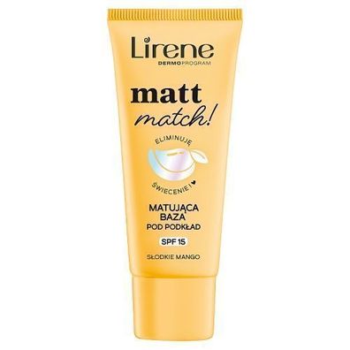 Lirene Matt Match Grundierung SPF 15, 30 ml