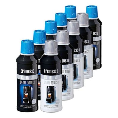 10er Set Cremesso 6x Entkalker 4x Reiniger je 500ml Reinigung Entkalkung (6€/L)