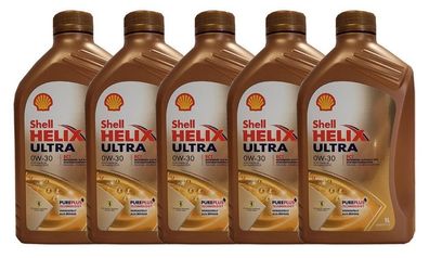 Shell Helix Ultra ECT 0W-30 5x1 Liter BMW LL-04; MB-Freigabe 229.51