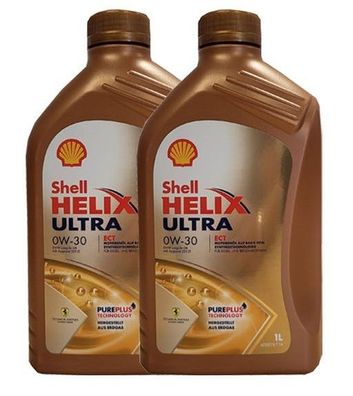 Shell Helix Ultra ECT 0W-30 2x1 Liter BMW LL-04; MB-Freigabe 229.51