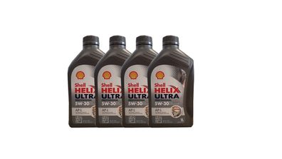 Shell Helix Ultra Professional AP-L 5W 30 ACEA C2; PSA B71 2290. Fiat 4x1 Liter