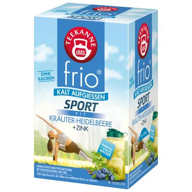 Teekanne frio Sport Heidelb. Kräuter