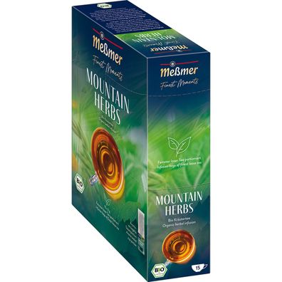 Meßmer Bio Mountain Herbs 15 Tassen Portionen