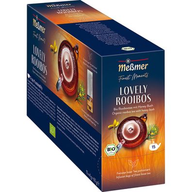 Meßmer Bio Lovely Rooibos 15 Kannen Portionen