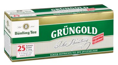 Bünting Grüngold Kannenportionen 70g