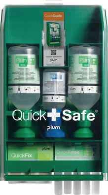 QuickSafe Box Basic befüllt PLUM