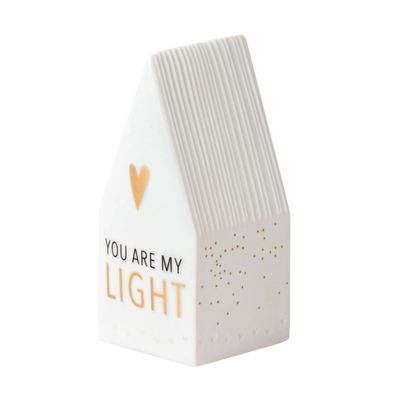 LED Häuschen "You are my light"