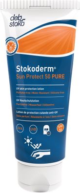 UV-Hautschutzcreme Stokoderm Sun Protect 50 PURE 100 ml unparfümiert Tube Stoko